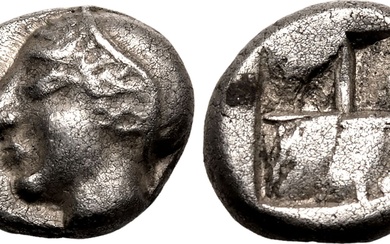 Ancient Greece: Ionia, Phokaia circa 521-478 BC AR Diobol Very Fine