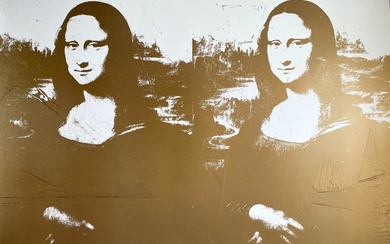 Andy Warhol (after) - Two Golden Mona Lisas -TeNeues licensed offset print