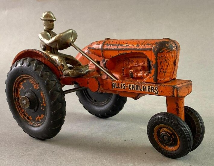 Antique Arcade Cast Iron Allis Chalmers Tractor