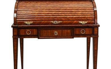Antique French Roll Top Desk