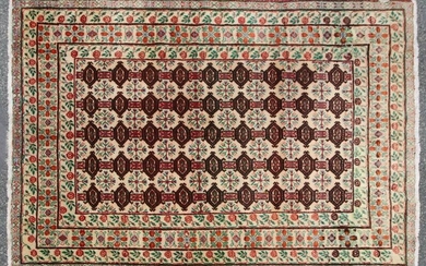 Antique Persian Lavar Kerman Rug