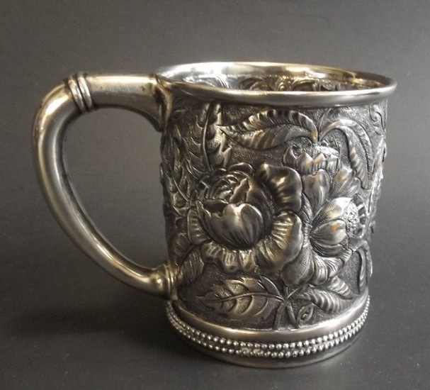 Antique Victorian Sterling Silver Cup, Gorham 1888