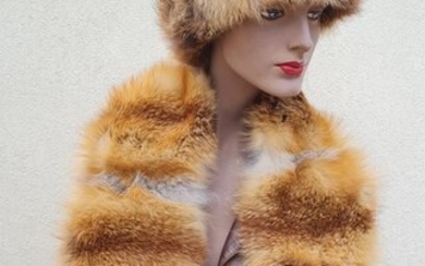 Artisan Furrier - Fox Hat, Scarf - Made in: Italy
