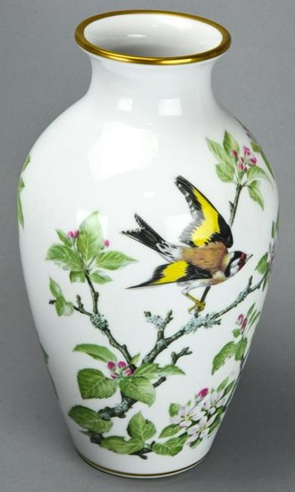 Asian Porcelain Hand Painted Vase, Pair Planters