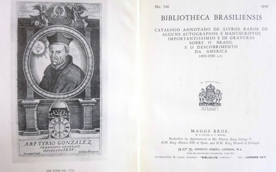 [Auction, booksellers' and library catalogues]. Maggs Bros. Bibliotheca Brasiliensis. Catalogo...