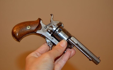 Belgium - 1878 - Magnifique pistolet à broche - 7 MM - "The gardian American model of 1878" nettoyé et prêt à tirer - Revolver