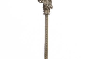 Benin Kingdom, a bronze staff