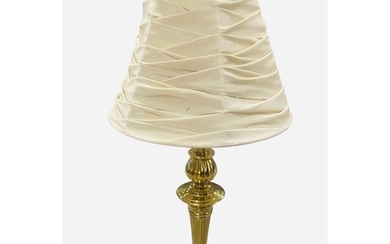 Brass Table Lamp & Shade 67cm H Including Shade