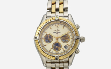 Breitling 'Cockpit' gold and stainless steel wristwatch, Ref. D30012