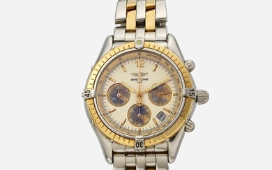 Breitling, 'Cockpit' gold and stainless steel wristwatch, Ref. D30012