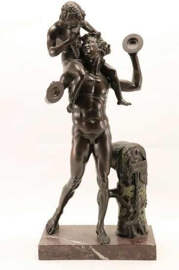 Bronze Figure of Pan the Pied Piper
