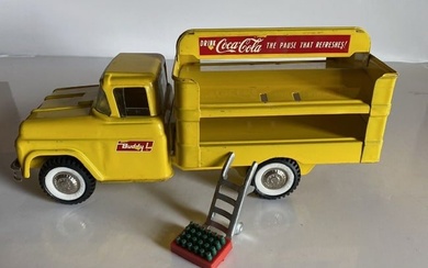 Buddy L Pressed Steel Coca Cola Ford Delivery Truck 1960