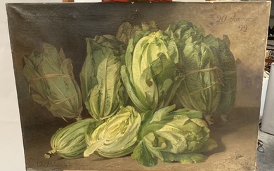 C. Delseseaux (XIXe siècle) Salades Huile... - Lot 15 - Farrando