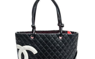 CHANEL, LARGE CAMBON LIGNE TOTE Please note all purchases will arrive in the Melbourne show room 10 days after purchase.