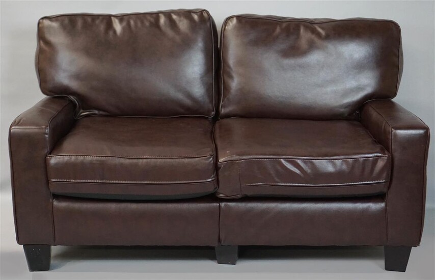 CONTEMPORARY LEATHER COUCH