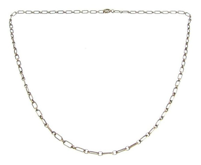 COOL Sterling Silver Link Necklace Vintage