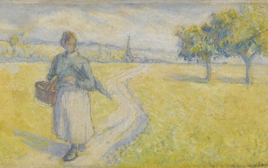 Camille Pissarro, Paysanne sur un sentier