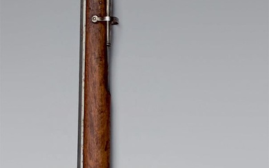 Carabine de chasseur à percussion centrale, chien extérieur, modèle 1854 modifié 1867, système Wänzl, canon...
