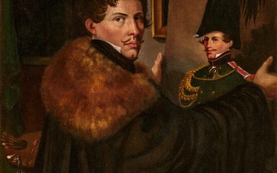 Carl Wilhelm Freiherr von Heideck: The Painter's Self Portrait in...