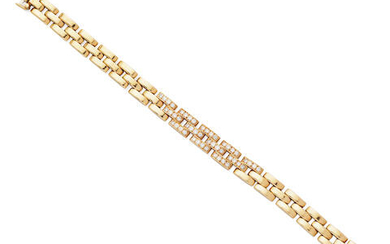 Cartier: Gold and Diamond Maillon "Panthère" Bracelet