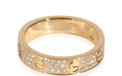 Cartier Love Diamond Ring in 18K Yellow Gold 0.31 CTW