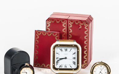 Cartier, Van Cleef, and Bulgari Desk Clocks