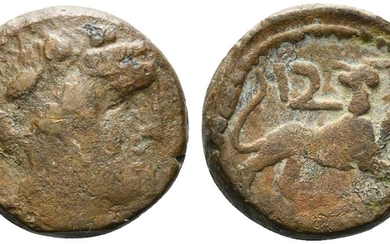 Central Italy, Uncertain, mid-late 1st century BC. Æ (18mm, 9.18g,...