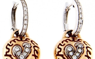 Chantecler - 18 kt. Gold - Earrings - Diamonds