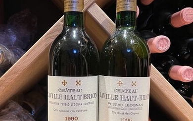 Chateau Laville Haut Brion 1990 & 1996 - Graves - 2 Bottles (0.75L)