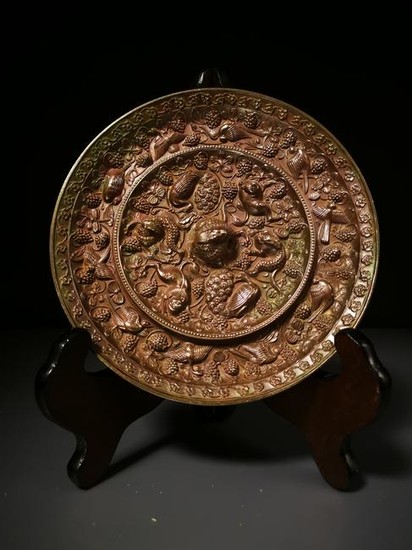 Chinese Circular Bronze Mirror