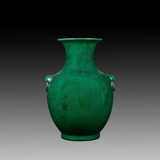 Chinese Green glaze Porcelain Vase