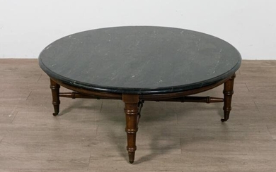 Chippendale Marble Top Cocktail Table