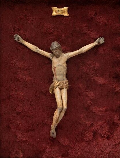 Christ. Spain, 16th century. Carved and polychrome wood.