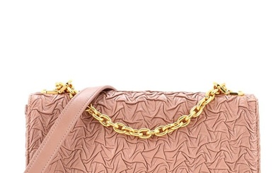 Christian Dior 30 Montaigne Chain Full Flap Bag Wavy Crinkled Lambskin
