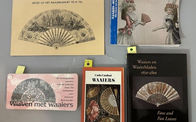 Cinq livres en néerlandais sur les éventails... - Lot 215 - Coutau-Bégarie