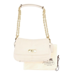 Coach Chelsea Leather Flap Shoulder Bag with Turnlock and Chain Strap at  auction | LOT-ART