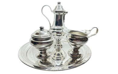 Coffee and tea service (4) - .800 silver