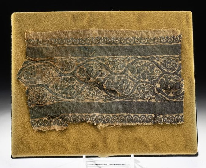 Coptic Textile Panel Fragment - Female Dancers & Birds