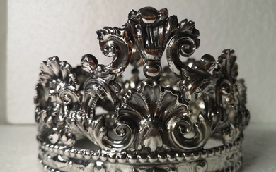Crown for large sculpture of the Madonna - Silver - 18th century