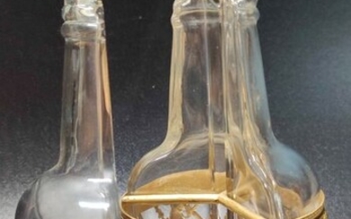 Cruet - Empire Style - Bronze (gilt), Glass - Mid 19th century