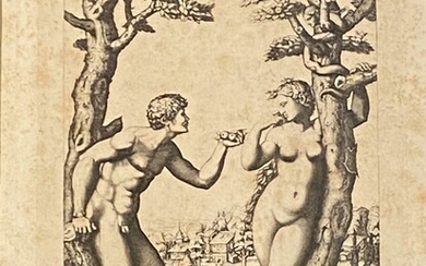 D'après Raphael Adam et Eve Héliogravure... - Lot 15 - Delon - Hoebanx