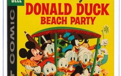 Dell Giant Comics Donald Duck Beach Party #5 (Dell,...