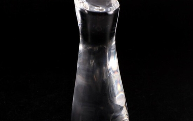 Donald Pollard for Steuben Art Glass Cat Figurine
