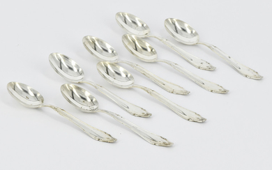 EIGHT 800 SILVER COFFEE SPOONS