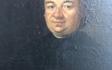 Ecole française du XVIIIe siècle - Portrait d'un religieux