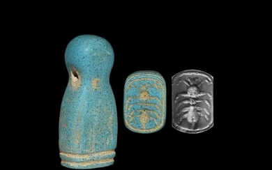 Egyptian Stamp Seal with Insect
