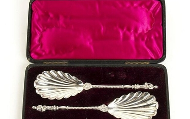 English Victorian sterling silver Apostle spoon set