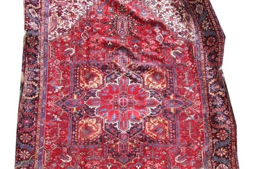 Extra large Persian Heriz wool rug circa 1950 - Rug - 535 cm - 325 cm