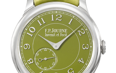 F.P. JOURNE. AN EXCLUSIVE AND DISTINCTIVE PLATINUM LIMITED EDITION WRISTWATCH...