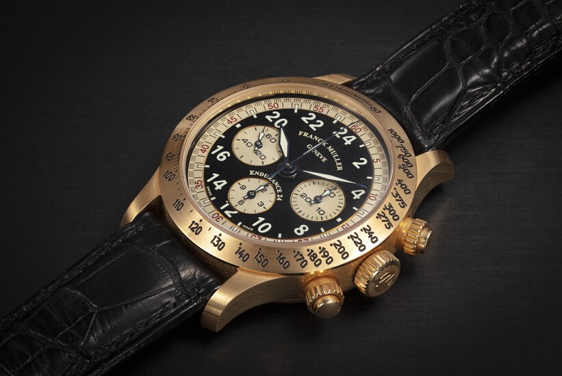FRANCK MULLER, ENDURANCE 24 CHRONOGRAPH, A GOLD LIMITED EDITION AUTOMATIC WRISTWATCH